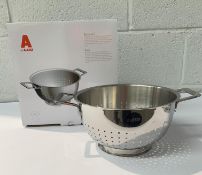 Alessi 22cm Metal Colander, New, Boxed.