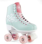 Rio Roller Script Quad Roller Skates - Teal - UK 9 (stock image).