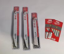 Two Packs Of Milwaukee Sawzall Demolition 12