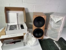 Buchardt Anniversary 10 - Active Wireless Speakers (pair) with Platin Stereo Hub and Zen Microphone.