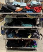 A Quantity Of Assorted Pre - Owned Clothing And Related Items (Basket Not Included).