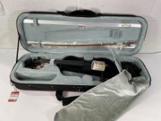 Hidersine Electric Violin Outfit - Black - New.