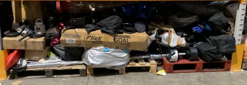 Large Quantity Of Miscellaneous Items to include Mainly Sports and Fitness Equipment.