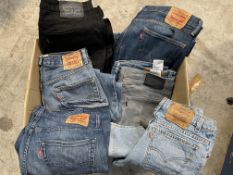Twenty Four Levi's Jeans - Various Styles and Sizes - Pre-Owned.