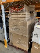 A pallet of assorted Floral Candle Rings.