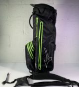 Mizuno BR-DR Stand Bag, Black/Green. New