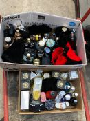 Two boxes of part used eau de parfum/toilette to include Chanel, Jean Paul Gaultier, Tom Ford, Creed