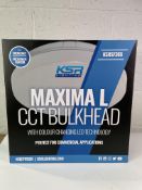 Four KSR Lighting KSRSF365 Maxima L CCT Bulkheads - As New.