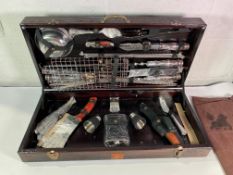 Gorilla bbq set in wooden box.