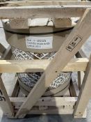 Carved Wood Parasol Base - As New (may have cracks or defects - these are only aesthetic flaws).