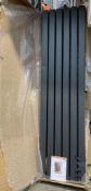 MonsterShop Flat Panel Radiator Vertical Heater, Anthracite Size 1600 x 420mm, Some Slight Marks/Din