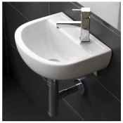 Rak Ceramics Compact 38cm Special Needs Basin - 1th-RH with no over view. Tap not included (COM38BAS