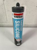 Forty Eight Soudal Sanitary Silicone - White - 290ml (03/25).