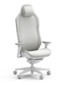 Fractal Refine Adjustable Gaming Chair For Ultimate Comfort - Light Grey Fabric, Boxed, As New (Stoc
