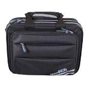 Five Champion Bb Clarinet Cases - Black - New (stock image).