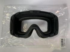 One hundred and fifty four Melon Parker Ski/Snowboarding Frames, Matte Black, Sealed in Bags. As New
