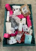 A Quantity Of Assorted Beauty Products To Include Body Shop Body Butter, Avon Far Away Infinity Parf