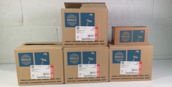 Four Boxes Containing 1200 Per Box Bralo Trebol Ancha/ Large Blind Rivets.