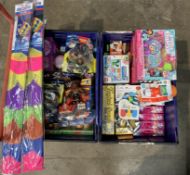 Quantity Of Two Containers Of New Toys To Include Lego, Gabby Dolls house, Kites, Figures, My Little