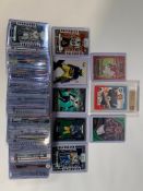 Eighty One Assorted Panini NFL trading cards, including a Beckett 9.5 Gem Mint #251 Drew Brees Charg