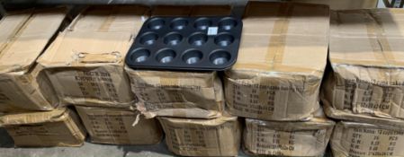 Ten Boxes Of Cup Cake Baking Trays (24 Per Box).