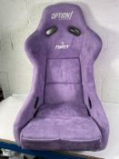Pair of Option! Party Seats in Purple Haze.