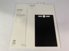 Two Wacom Texture Sheet (ACK122312) for Intuos Pro (PTH-860), Large, Black. As New.