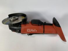 Hilti Portable Angle Grinder - Red - AG 125 A22. Pre-owned, No Battery or Handle. Untested.