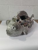 A pallet containing fifty nine Solar Powered Ornamental Fish lights.