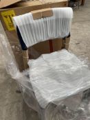 Two Fatboy Toni Chairs - Dark Ocean - As New.