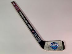 Forty eight Official NHL Global Series Finland 2022, Mini Wood Hockey Sticks. Pre-owned. Very good c
