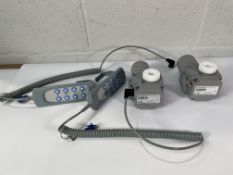 Ten Volker Hand Control Auto Contour 4-P E2240-01 and Five Volker HV02 Lifting Heads.