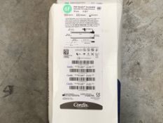 A box of five Cordis RainSheath Transradial Hydrophillic Thinwalled Introducers (REF:506610S) 10cm 0