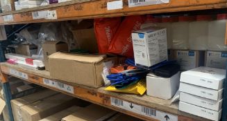 A Shelf of Assorted Miscellaneous Medical Items.