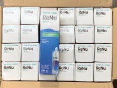 Twenty four Bausch+Lomb Bottles of ReNu Multiplus Solution, 240ml. New (EXP: 25/12).