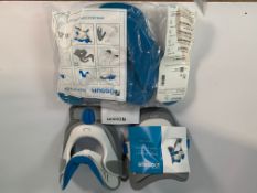 Six, Ossur Miami J Collar with replacement sets, MJR/400/250/101/300/101/101, mixed sizes. New