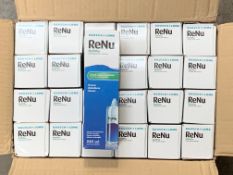 Twenty four Bausch+Lomb Bottles of ReNu Multiplus Solution, 240ml. New (EXP: 25/12).