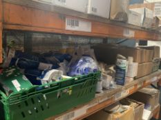 An Assortment of Dental Hygiene and Dental Equipment (One Shelf).