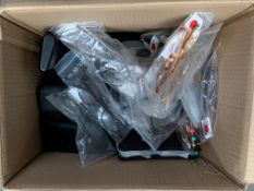 Mixed lot of Twenty Five Glasses, various styles and colours. New