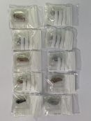 Ten Assorted Amplifon Hearing Aids. New and Sealed.