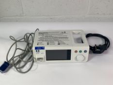 A Nellcor PM100N Patient Monitoring System. Comes with some cables. Pre-owned.