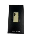 Pre-owned Samsung Galaxy S24 Ultra 5G 256GB in Titanium Yellow (Boxed, USB-C cable included) (M/N: S