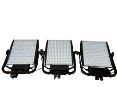 Three pre-owned Litepanels Astra Bi-Colour LED Panels (2 x 3X, 1 x 6X) with Snapbag Softboxes