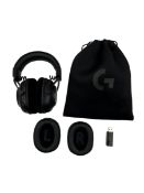 Pre-owned Logitech G PRO X Wireless Gaming Headset (Includes dongle, spare ear cups, and storage bag