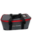 Pre-owned Aputure Light Storm 60x Bi-Colour Adjustable Focusing Light with accessories & carry case.