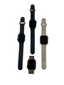 Four pre-owned Apple Watches sold for parts (All iCloud account locked. Sold as seen).