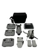 Assorted pre-owned DJI drones & accessories sold for parts (Retail returns, sold as seen for parts o