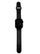 Pre-owned Apple Watch Series 3 (GPS, 42mm) Space Grey Aluminium Case with Black Sport Band (M/N: MTF