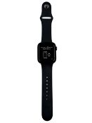 Pre-owned Apple Watch Nike Series 6 (GPS 44mm) Space Gray Aluminum with Anthracite Black Sport Band