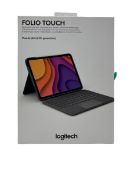 As new Logitech Folio Touch Keyboard Case for iPad Air 4th/5th Gen in Grey (EAN: 5099206093553) (Box